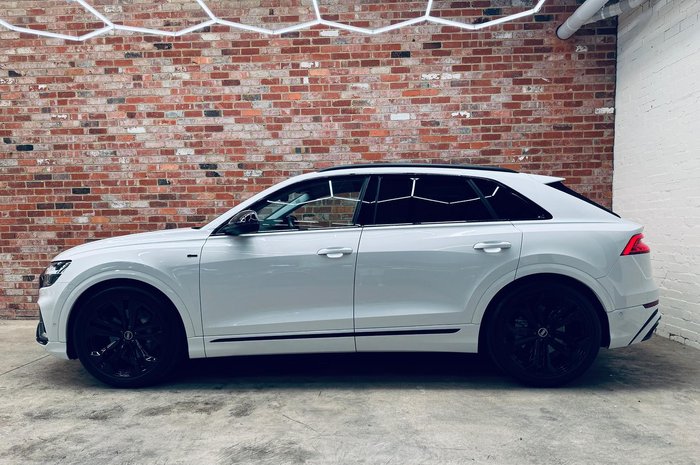 2021 Audi Q8 50 TDI S line F1 MY22 Four Wheel Drive Glacier White