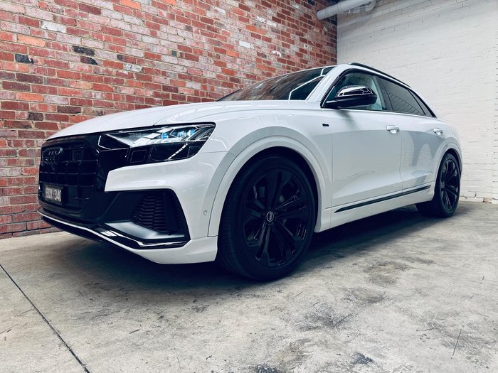 2021 Audi Q8 50 TDI S line F1 MY22 Four Wheel Drive Glacier White