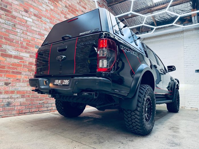2021 Ford Ranger Raptor PX MkIII MY21.25 4X4 Dual Range Shadow Black