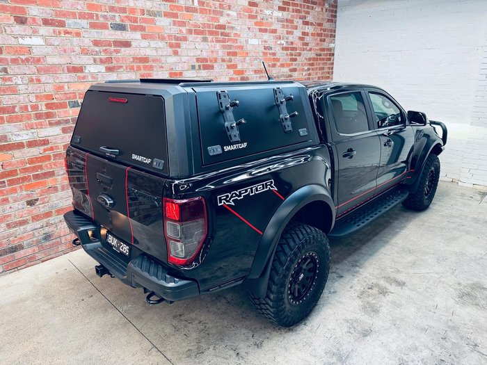 2021 Ford Ranger Raptor PX MkIII MY21.25 4X4 Dual Range Shadow Black