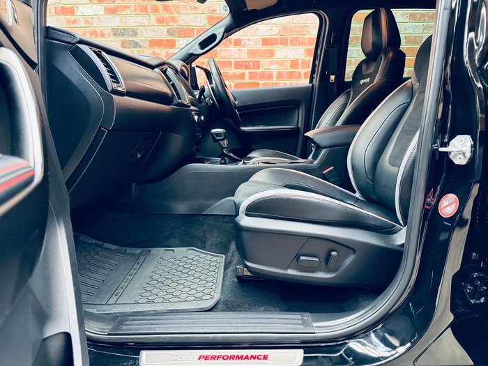 2021 Ford Ranger Raptor PX MkIII MY21.25 4X4 Dual Range Shadow Black