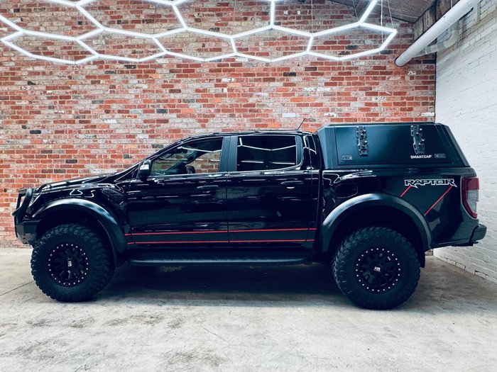 2021 Ford Ranger Raptor PX MkIII MY21.25 4X4 Dual Range Shadow Black
