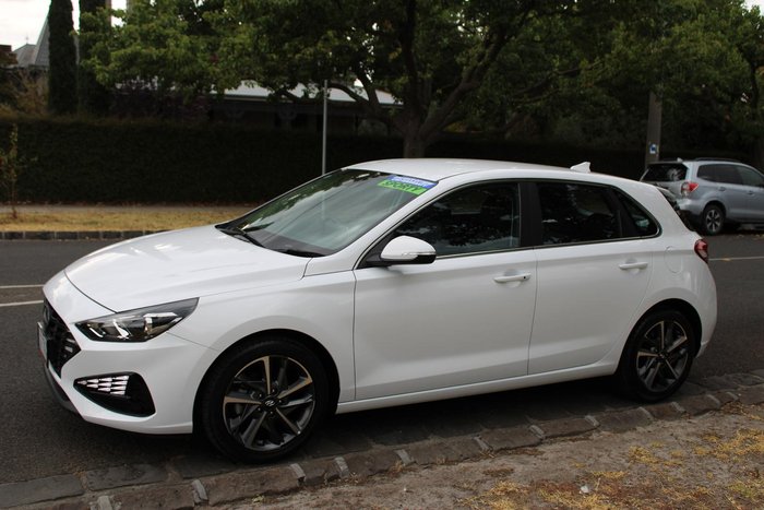 2023 Hyundai i30 Elite PD.V4 MY23 Atlas White