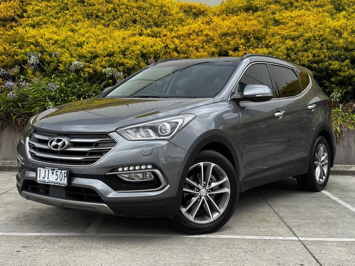 2016 Hyundai Santa Fe Highlander DM3 Series II MY17 4X4 On Demand Grey