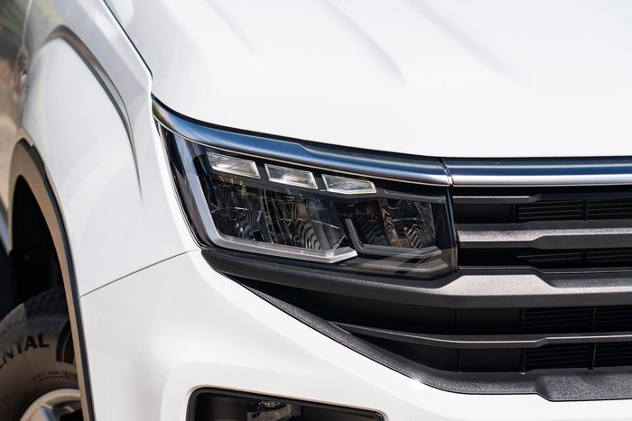 2023 Volkswagen Amarok TDI500 Life NF MY23 4X4 Dual Range Clear White