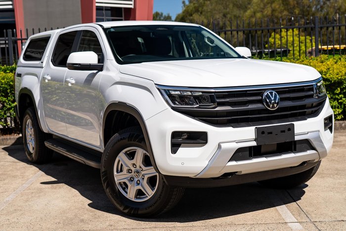 2023 Volkswagen Amarok TDI500 Life NF MY23 4X4 Dual Range Clear White