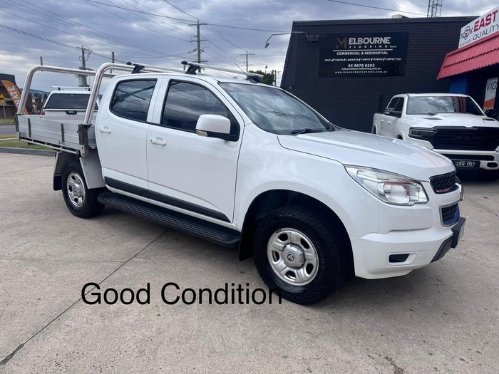 2016 Holden Colorado LS RG MY16 4X4 Dual Range Summit White