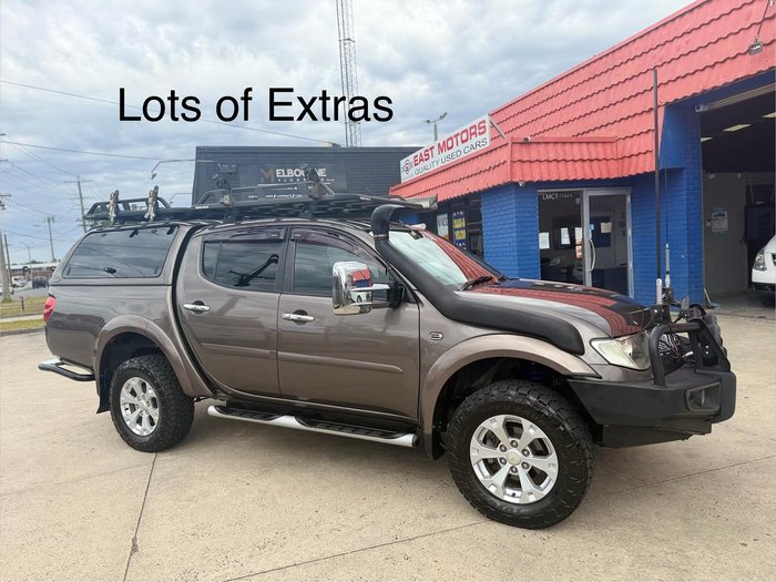 2013 Mitsubishi Triton GLX-R MN MY13 4X4 Dual Range Brown