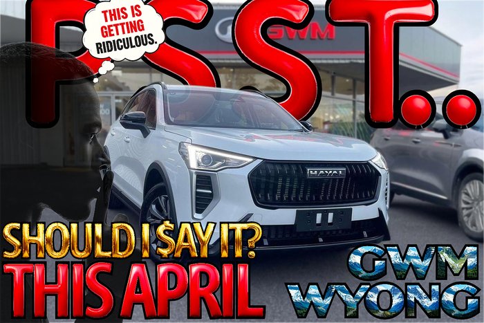 2026 GWM Haval Jolion Premium A01 Hamilton White (9C01)