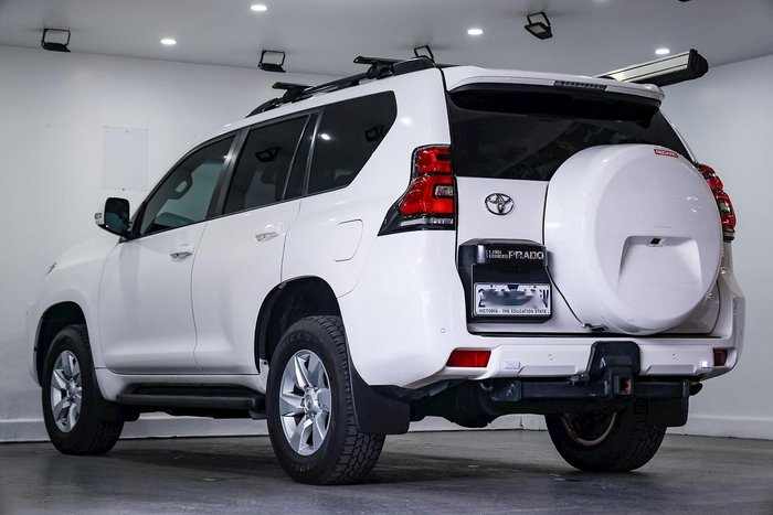 2017 Toyota Landcruiser Prado GXL GDJ150R 4X4 Dual Range WHITE