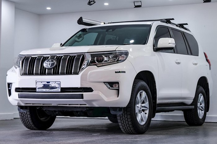 2017 Toyota Landcruiser Prado GXL GDJ150R 4X4 Dual Range WHITE