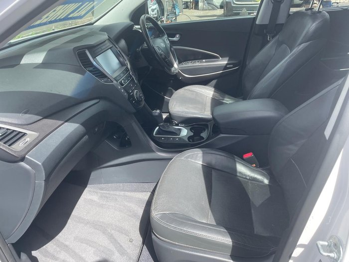 2016 Hyundai Santa Fe Highlander DM3 Series II MY16 4X4 On Demand Creamy White