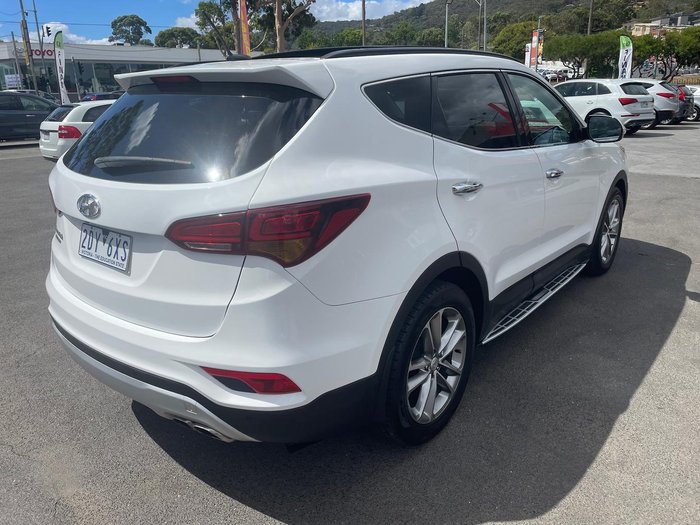 2016 Hyundai Santa Fe Highlander DM3 Series II MY16 4X4 On Demand Creamy White
