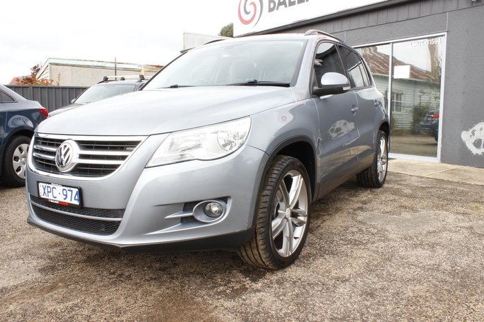 2010 Volkswagen Tiguan 125TSI 5N MY10 Four Wheel Drive Mountain Grey