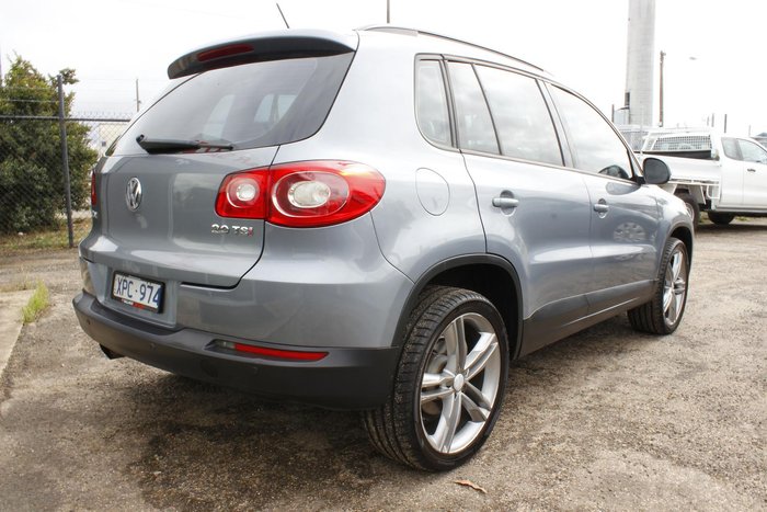 2010 Volkswagen Tiguan 125TSI 5N MY10 Four Wheel Drive Mountain Grey