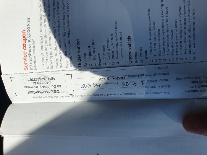 2017 Holden Commodore SV6 VF Series II MY17 Heron White