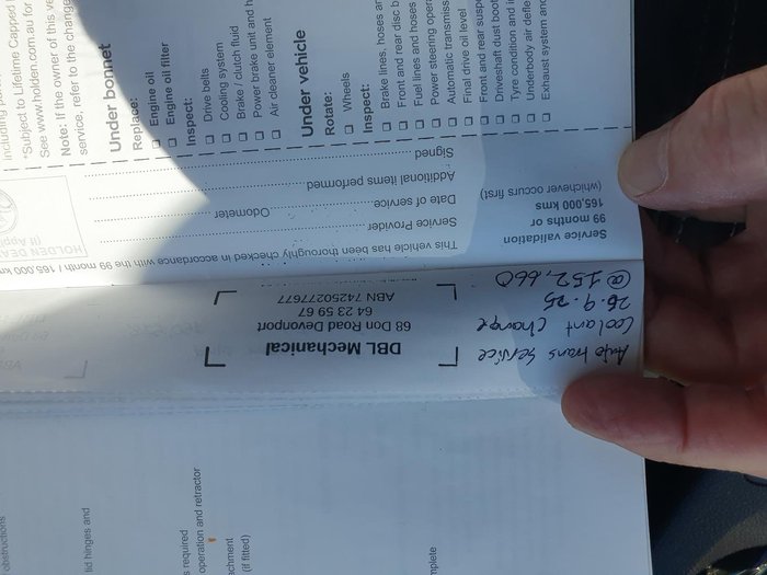 2017 Holden Commodore SV6 VF Series II MY17 Heron White