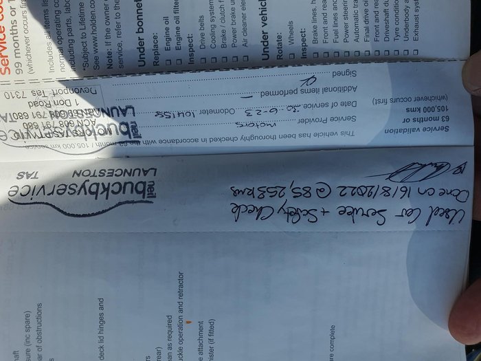 2017 Holden Commodore SV6 VF Series II MY17 Heron White