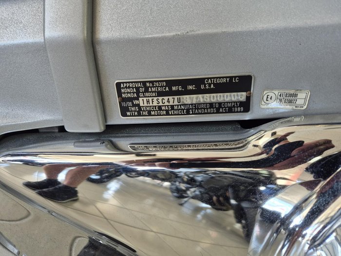 2006 Honda GoldWing (GL1800) GoldWing Blue