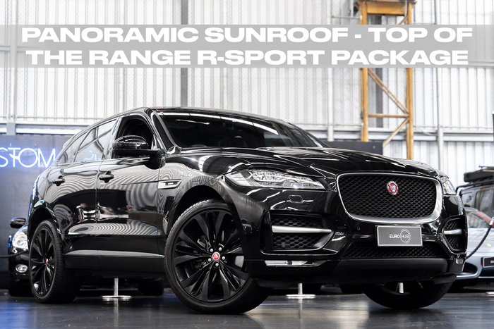 2019 Jaguar F-PACE 30d R-Sport X761 MY20 AWD Narvik Black