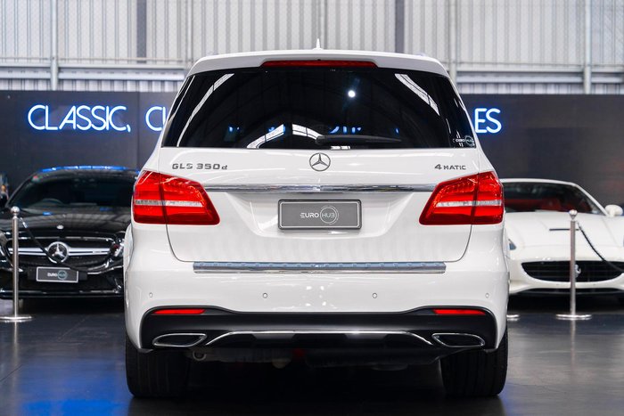 2016 Mercedes-Benz GLS-Class GLS350 d X166 Four Wheel Drive Polar White
