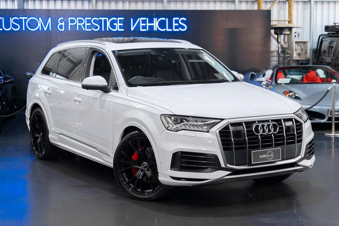2020 Audi Q7 50 TDI 4M MY21 Four Wheel Drive Glacier White