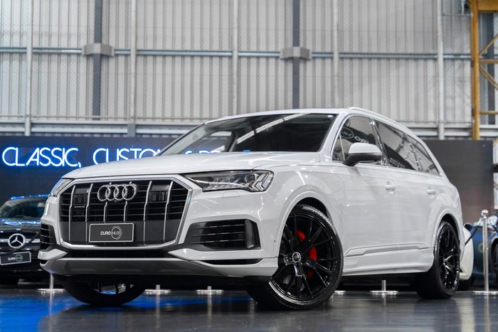 2020 Audi Q7 50 TDI 4M MY21 Four Wheel Drive Glacier White