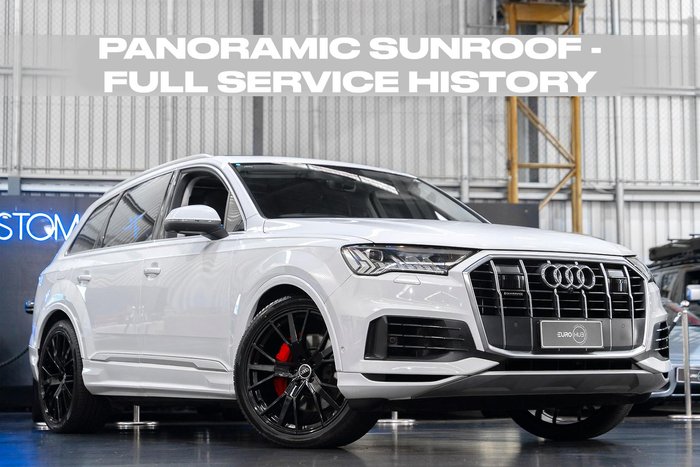 2020 Audi Q7 50 TDI 4M MY21 Four Wheel Drive Glacier White