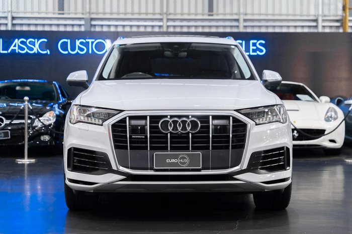 2020 Audi Q7 50 TDI 4M MY21 Four Wheel Drive Glacier White