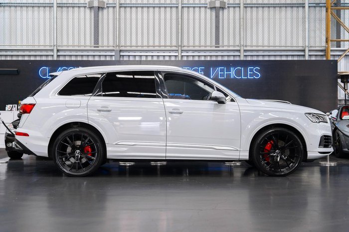 2020 Audi Q7 50 TDI 4M MY21 Four Wheel Drive Glacier White