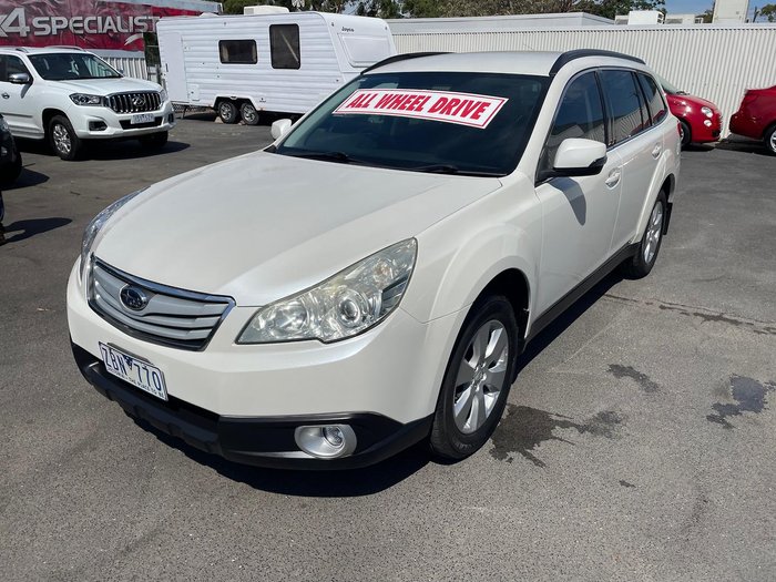 2012 Subaru Outback 2.5i 4GEN MY12 AWD Satin White Pearl