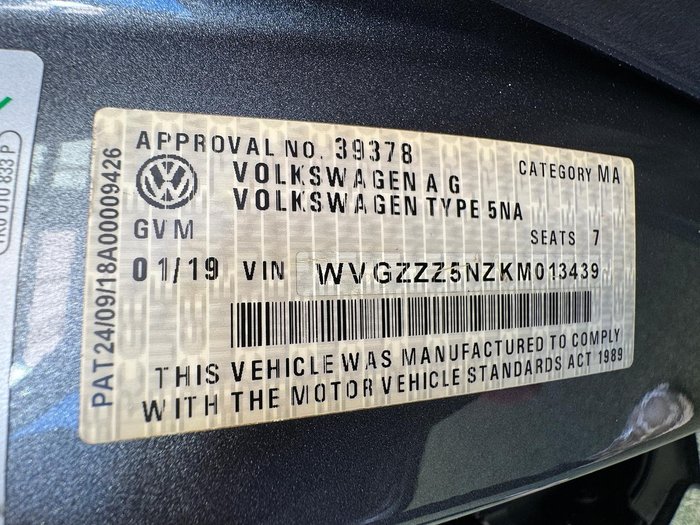 2018 Volkswagen Tiguan 132TSI Comfortline Allspace