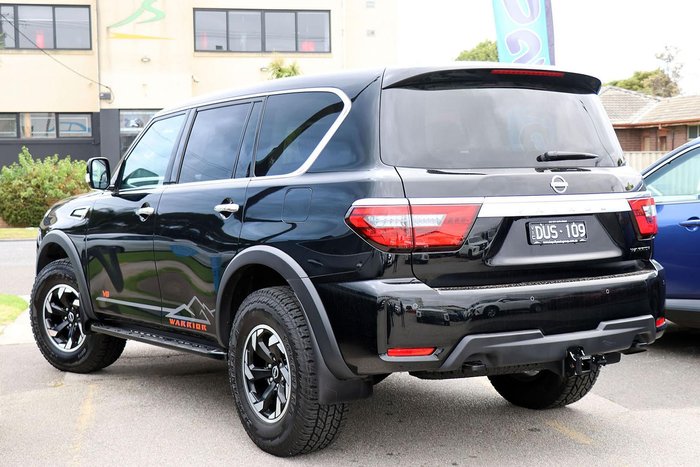 2024 Nissan Patrol Warrior Y62 MY24 4X4 Dual Range Black Obsidian