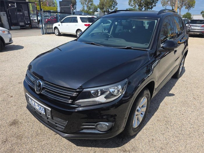 2012 Volkswagen Tiguan 132TSI Pacific 5N MY13 Four Wheel Drive Deep Black