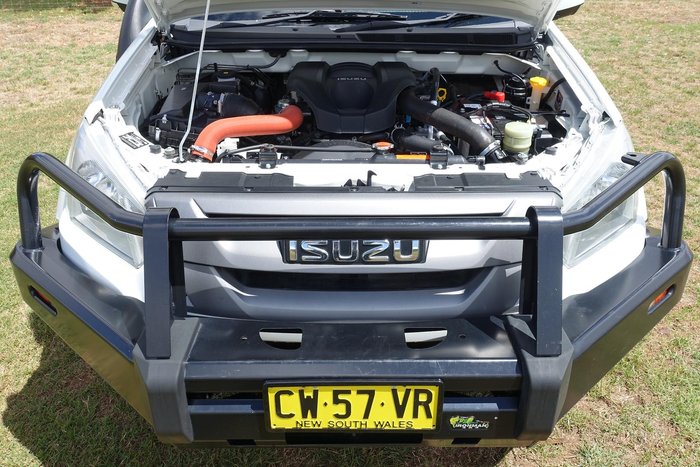 2020 Isuzu D-MAX SX MY19 4X4 Dual Range Splash White