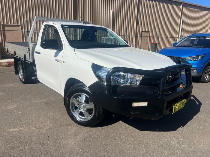 2021 Toyota Hilux Workmate TGN121R 4x2 Glacier White