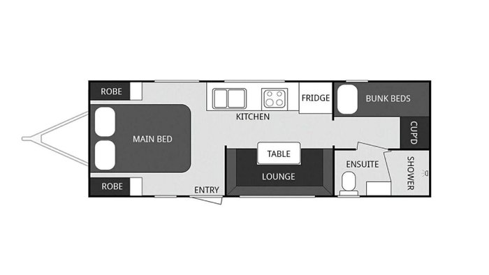 2025 Windsor Genesis 220Md 22' 2 Bunk