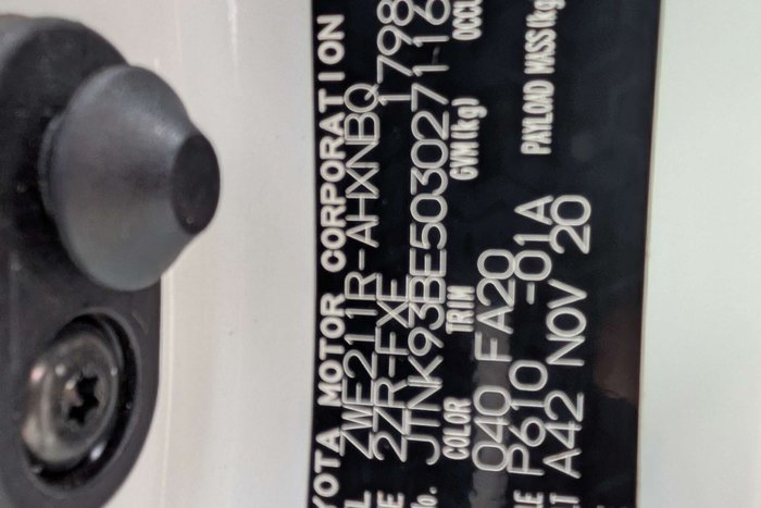 2020 Toyota Corolla Ascent Sport Hybrid