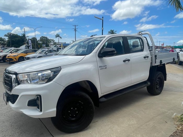 2019 Toyota Hilux SR GUN126R 4X4 Dual Range Glacier White