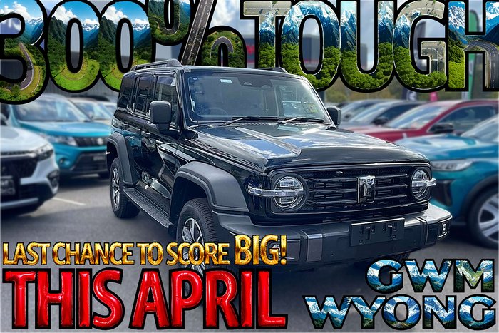 2025 GWM Tank 300 Crystal Black (N101)