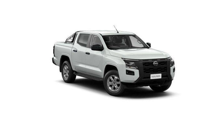 2026 Nissan Navara ST D27 MY26 4X4 Dual Range Alpine White
