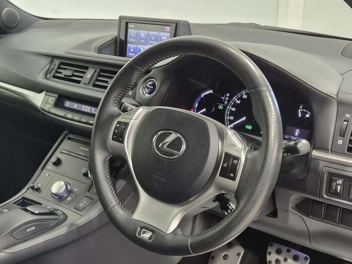 2013 Lexus CT 200h F Sport ZWA10R MY13 Mercury Grey