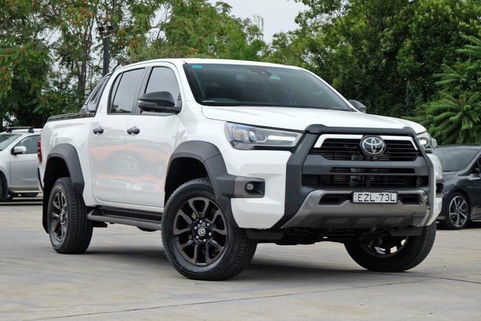 2023 Toyota Hilux Rogue GUN126R 4X4 Dual Range WHITE
