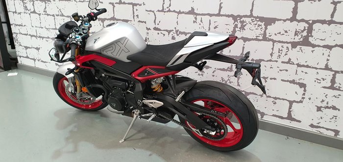 2025 Triumph Street Triple 765 RX Street Triple Silver
