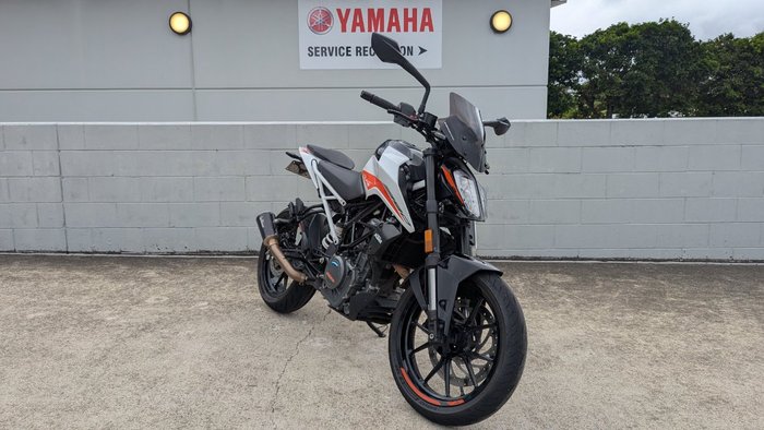 2021 Ktm 390 DUKE White