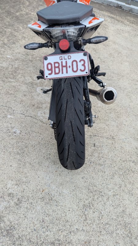 2021 Ktm 390 DUKE White