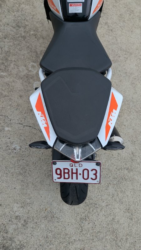 2021 Ktm 390 DUKE White