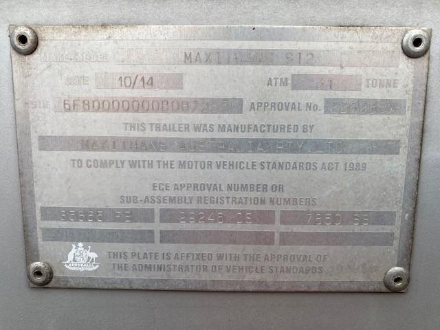 2014 Maxitrans 20P Dry Van Red