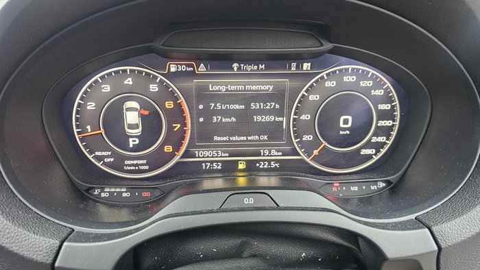 2017 Audi A3 Sport 8V MY17 Glacier White