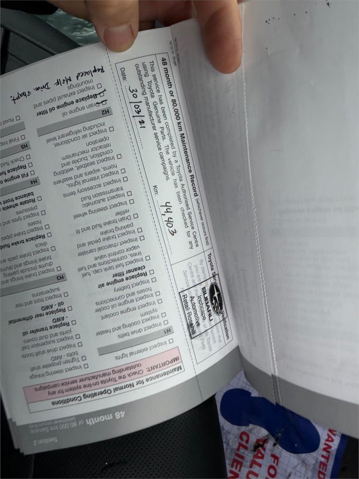 2015 TOYOTA KLUGER GXL (4x2)